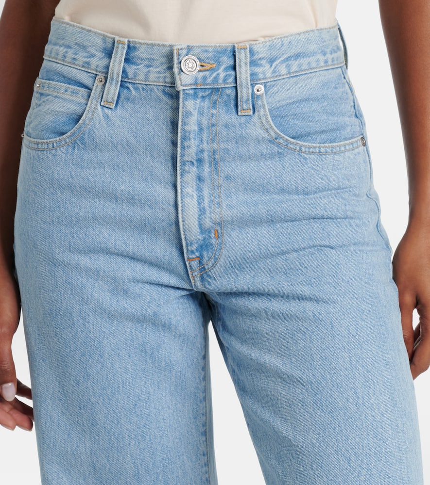 Grace high-rise wide-leg jeans