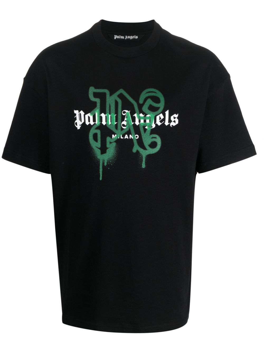 Logo-print cotton T-shirt - Black