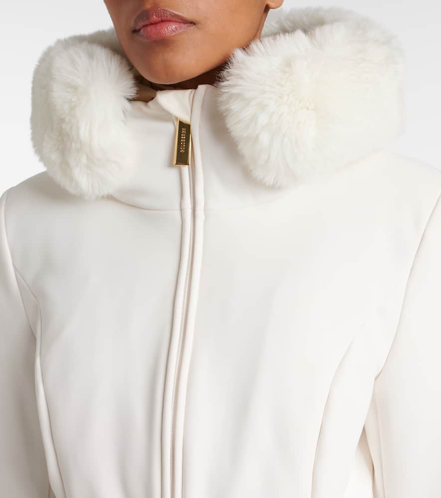 Prezioso faux fur-trimmed down ski jacket
