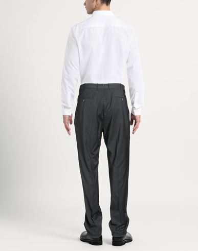 Man Pants Charcoal Size 42 Wool, Elastane