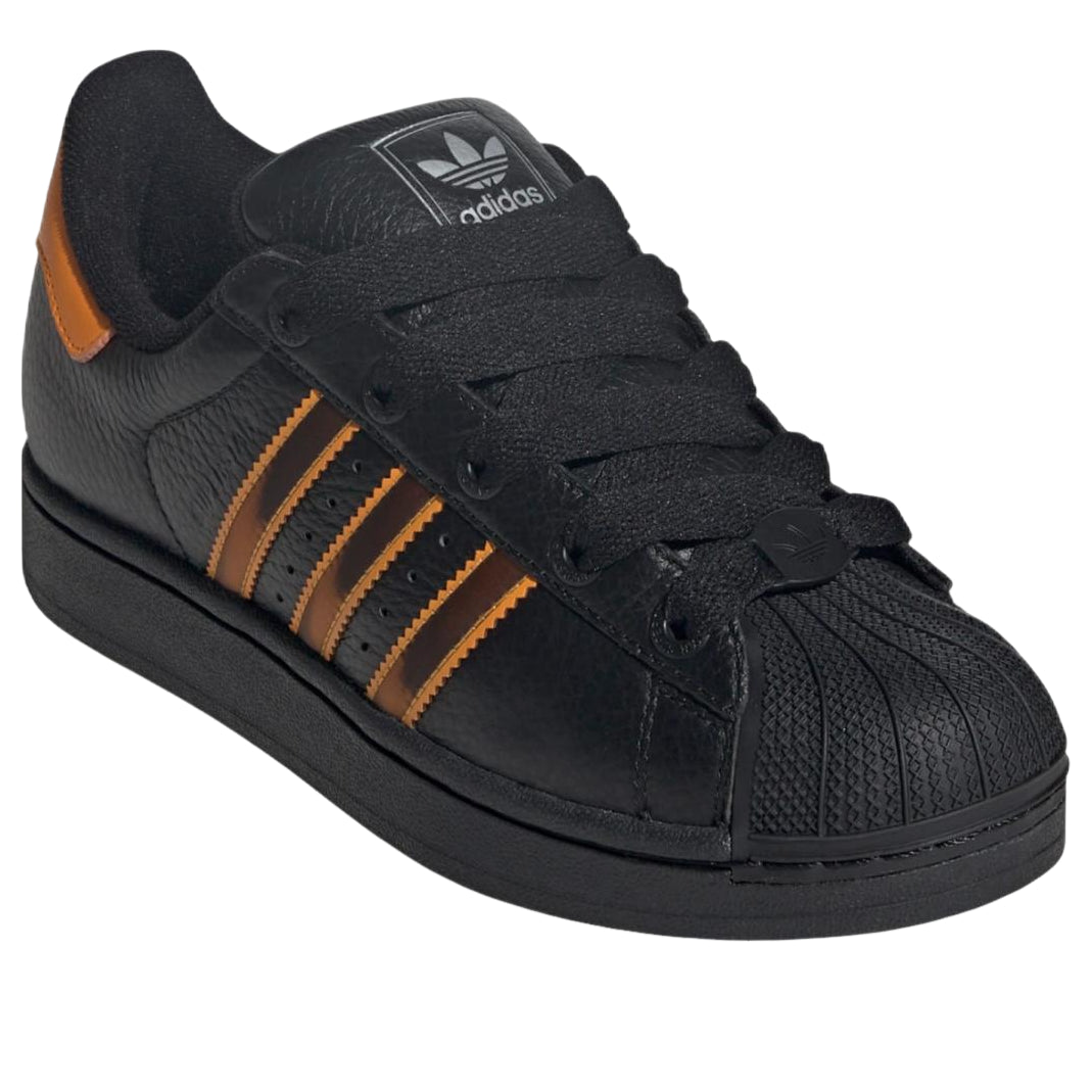 (WMNS) Superstar II Shoes 'Core Black Crew Orange Semi Impact Orange'