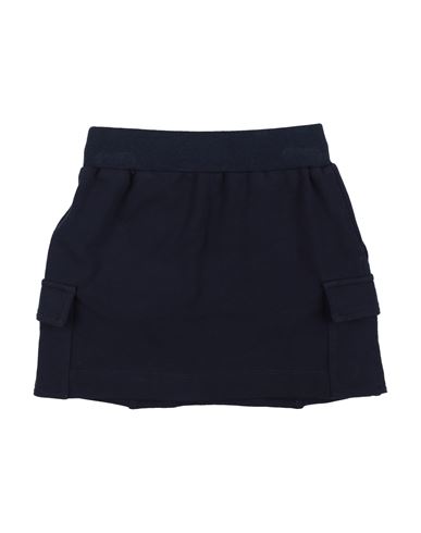 Minigonna Felpa Cotone Un Kid Girl Kids' skirt Midnight blue Size 12 Cotton, Elastane