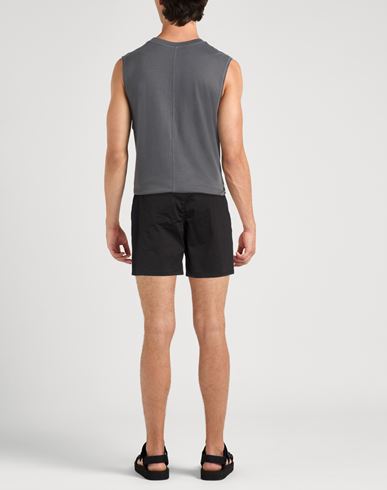 Man Shorts & Bermuda Shorts Black Size 29 Cotton, Elastane
