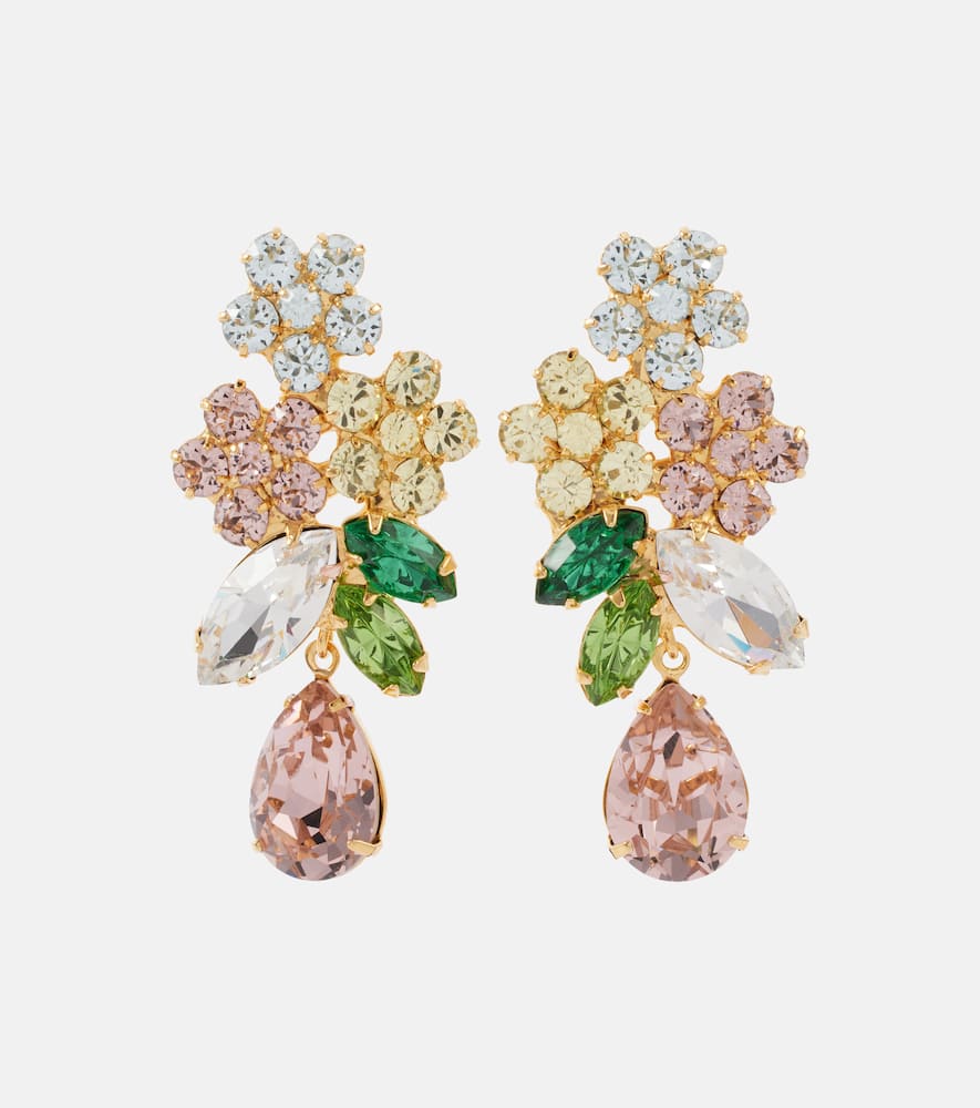 Jennifer Behr Bouquet gold-plated drop earrings