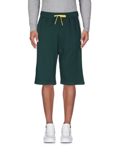 Armani Exchange Man Shorts & Bermuda Shorts Dark green Size L Cotton, Elastane
