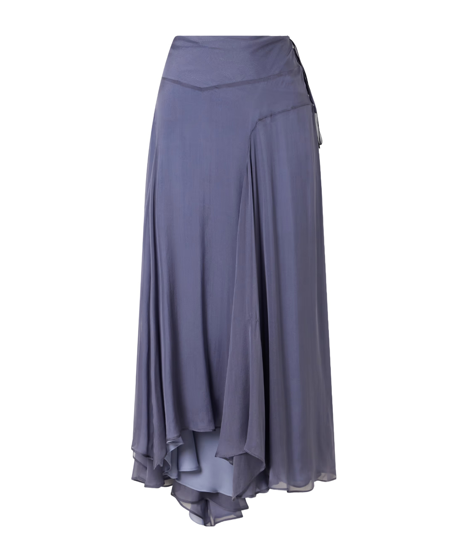 Alyse silk-chiffon midi skirt