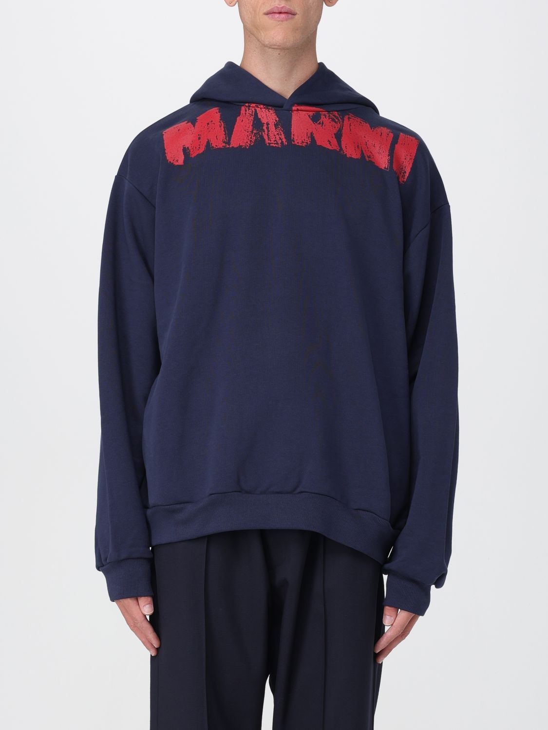Sweatshirt Men color Blue