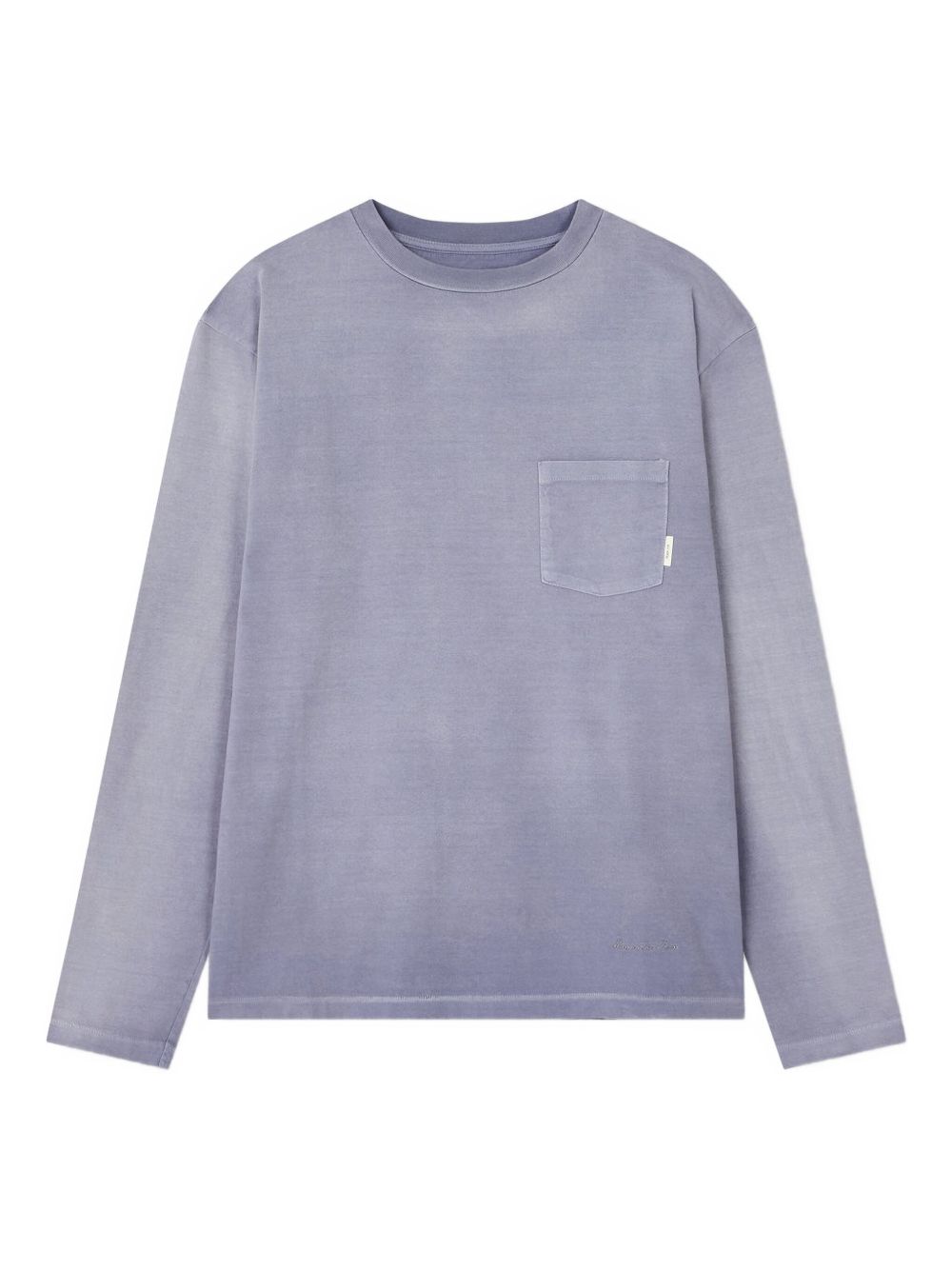 Long-sleeve pocket T-shirt - Blue