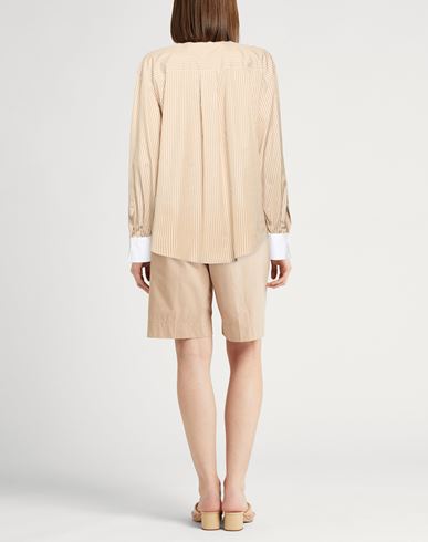 Woman Shirt Sand Size M Cotton, Silk