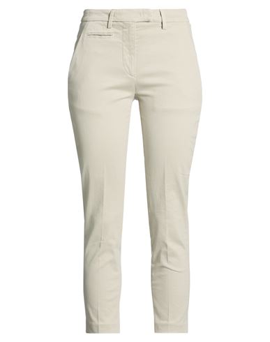 Woman Pants Taupe Size 29 Cotton, Elastane