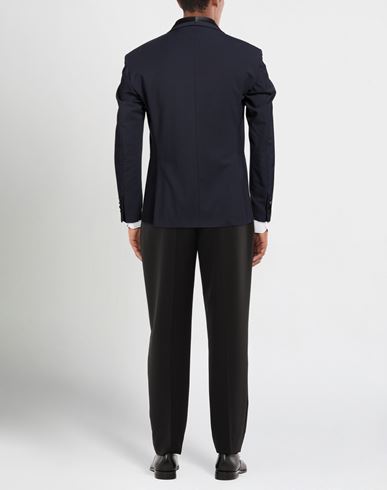 Man Blazer Midnight blue Size 34 Polyester, Tencel, Wool, Elastane