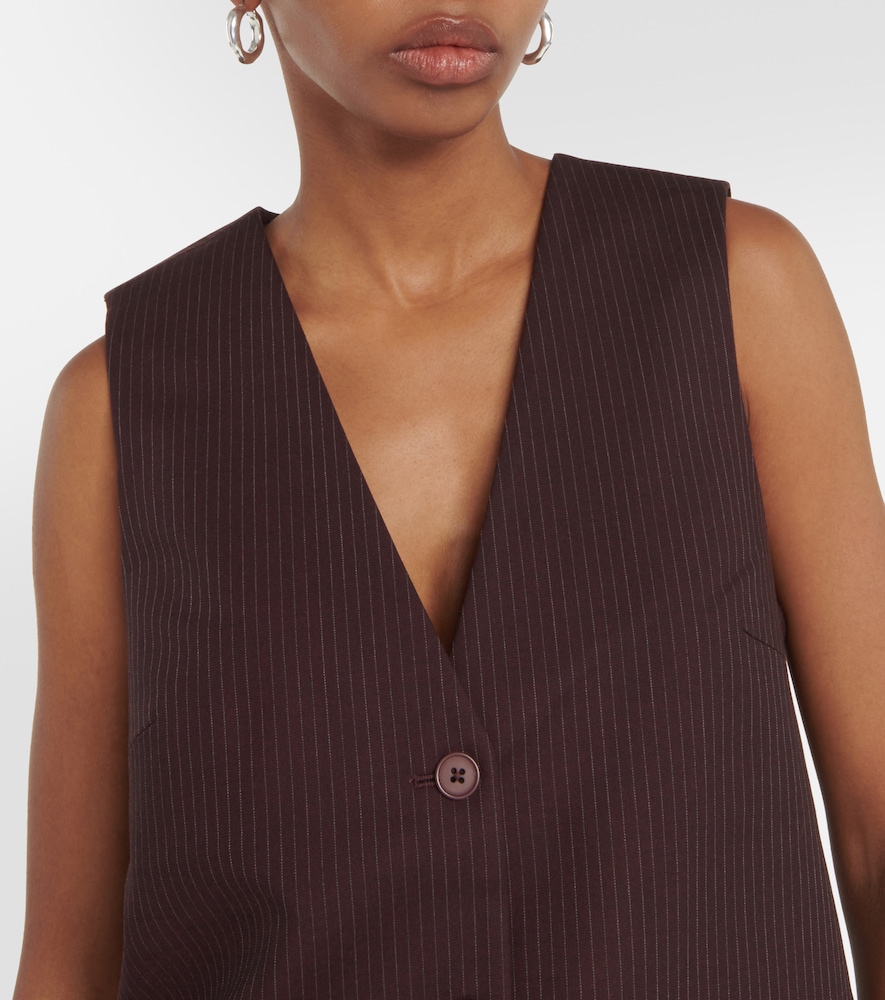 Guillaume pinstriped vest