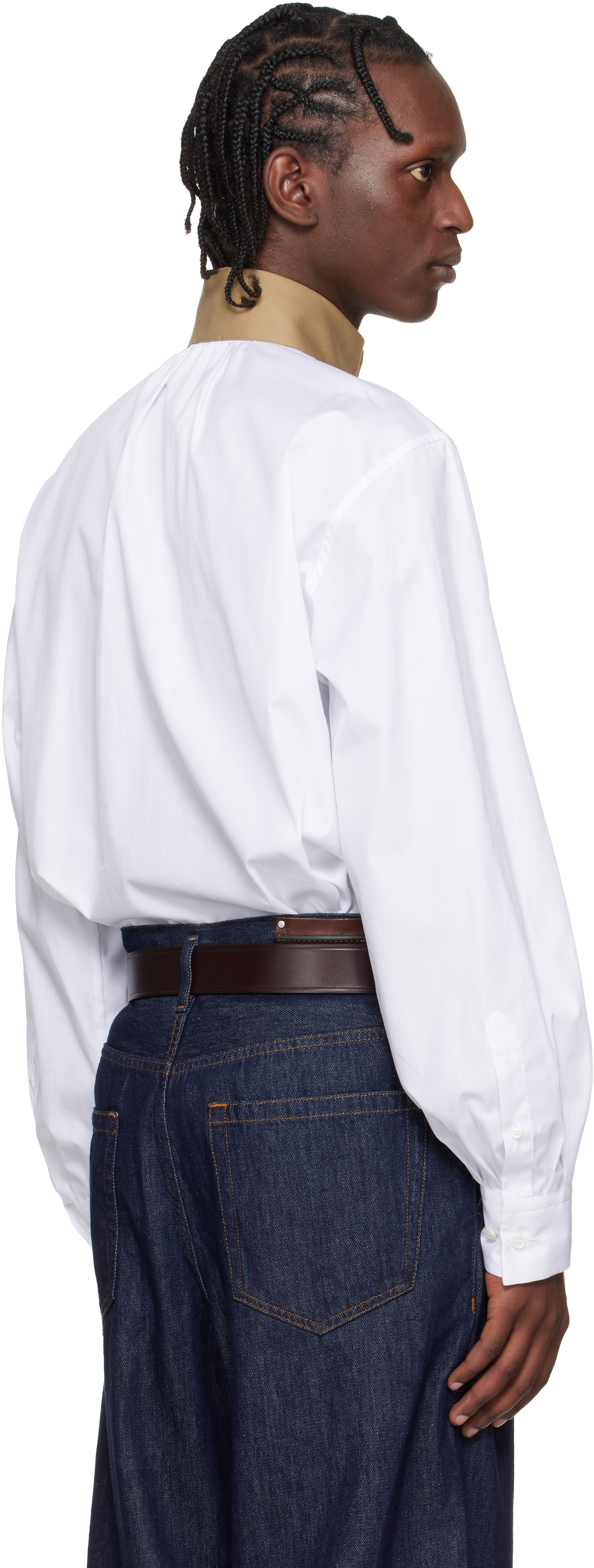 White Loose Cotton Shirt
