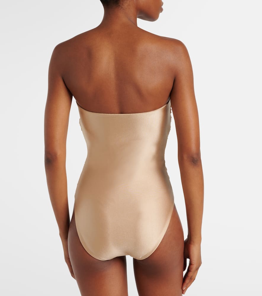 Trophy open-back swimsuit