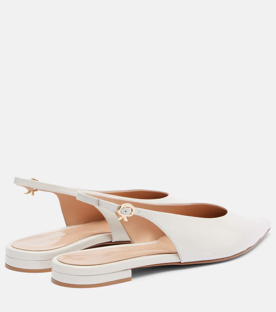 Robbie patent leather slingback flats