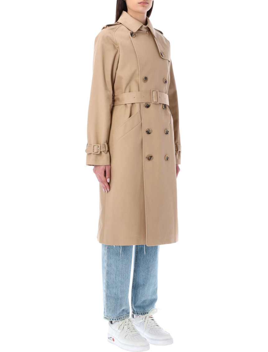 Belted trench coat