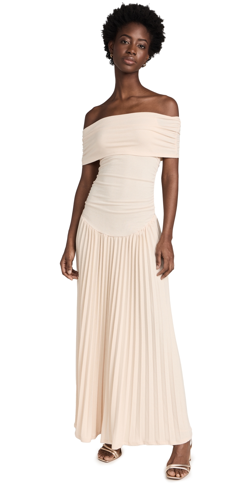 Field of Dreams Maxi Dress Oatmeal 