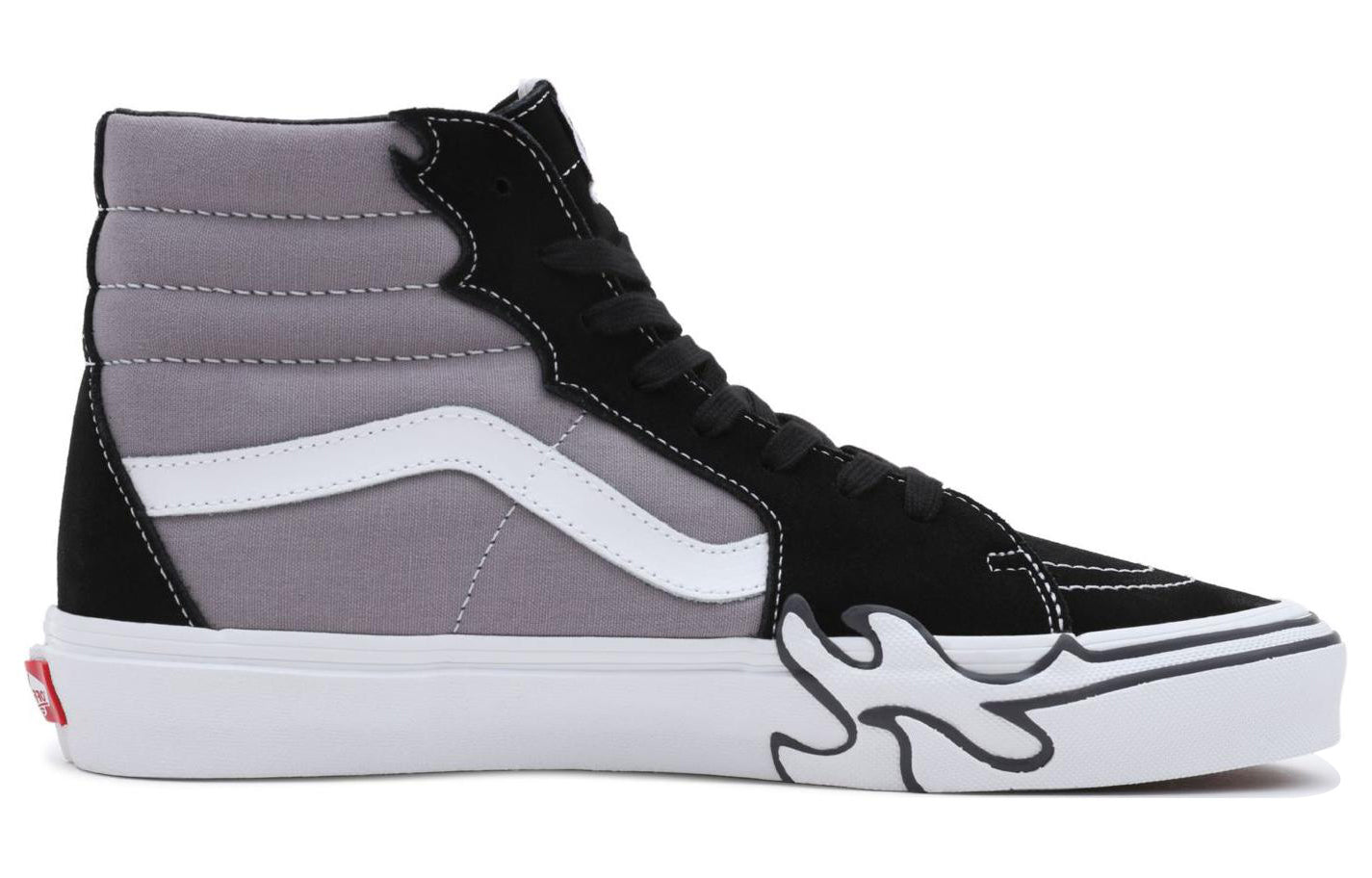 SK8-Hi Flame Shoes 'Flame - Grey'