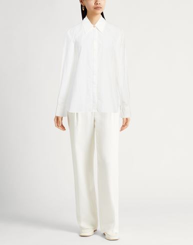 Khaite Woman Shirt White Size 4 Cotton