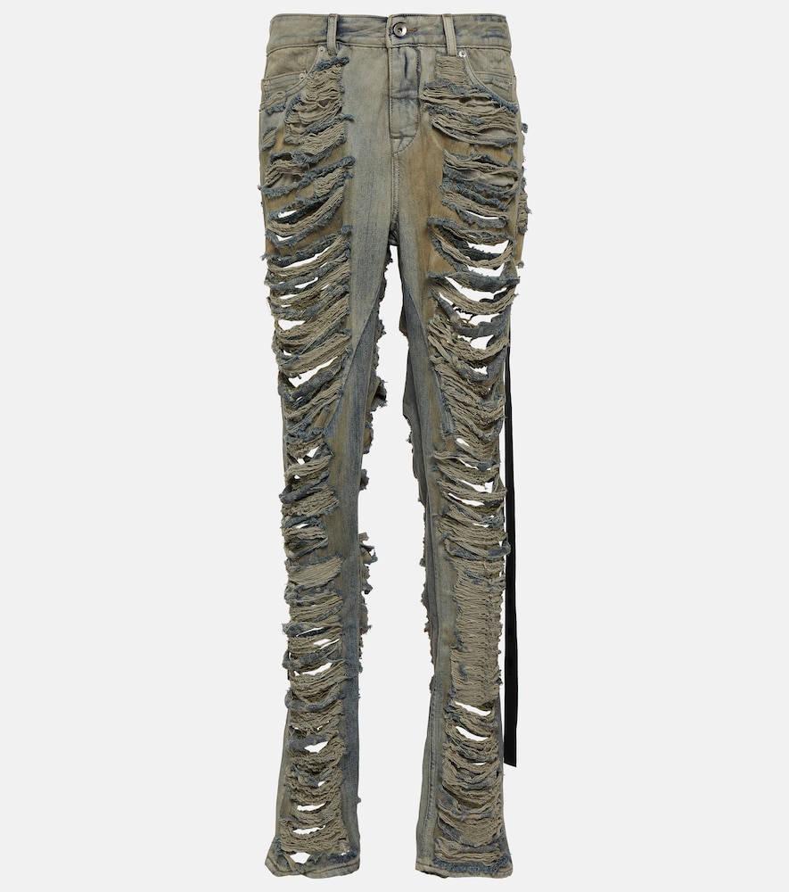 DRKSHDW distressed low-rise jeans