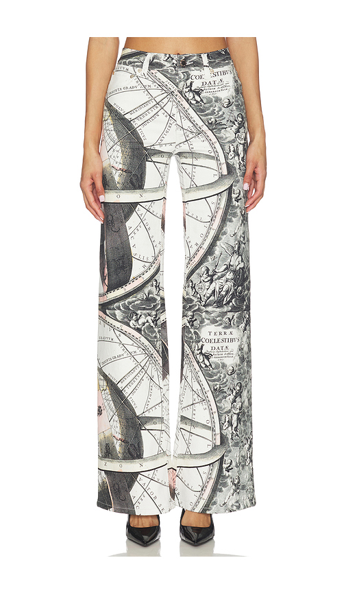 Alice + Olivia Chic Full Length Jean in Divine Horizons. 24 also , 26, 27, 28