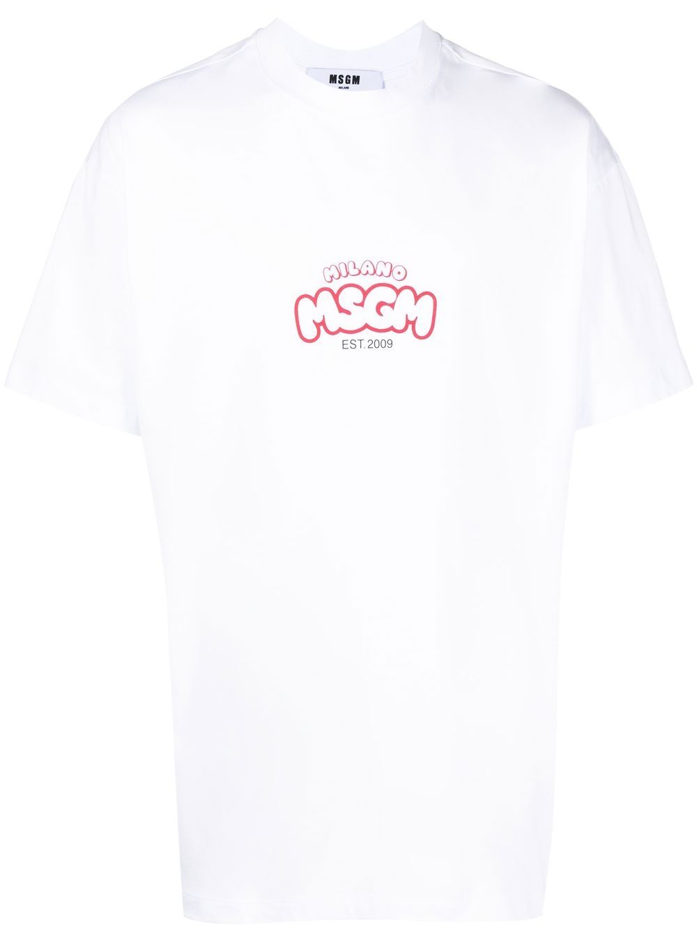 Graphic-print cotton T-shirt - Black