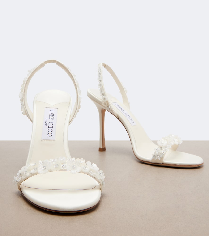Jenn embellished slingback sandals
