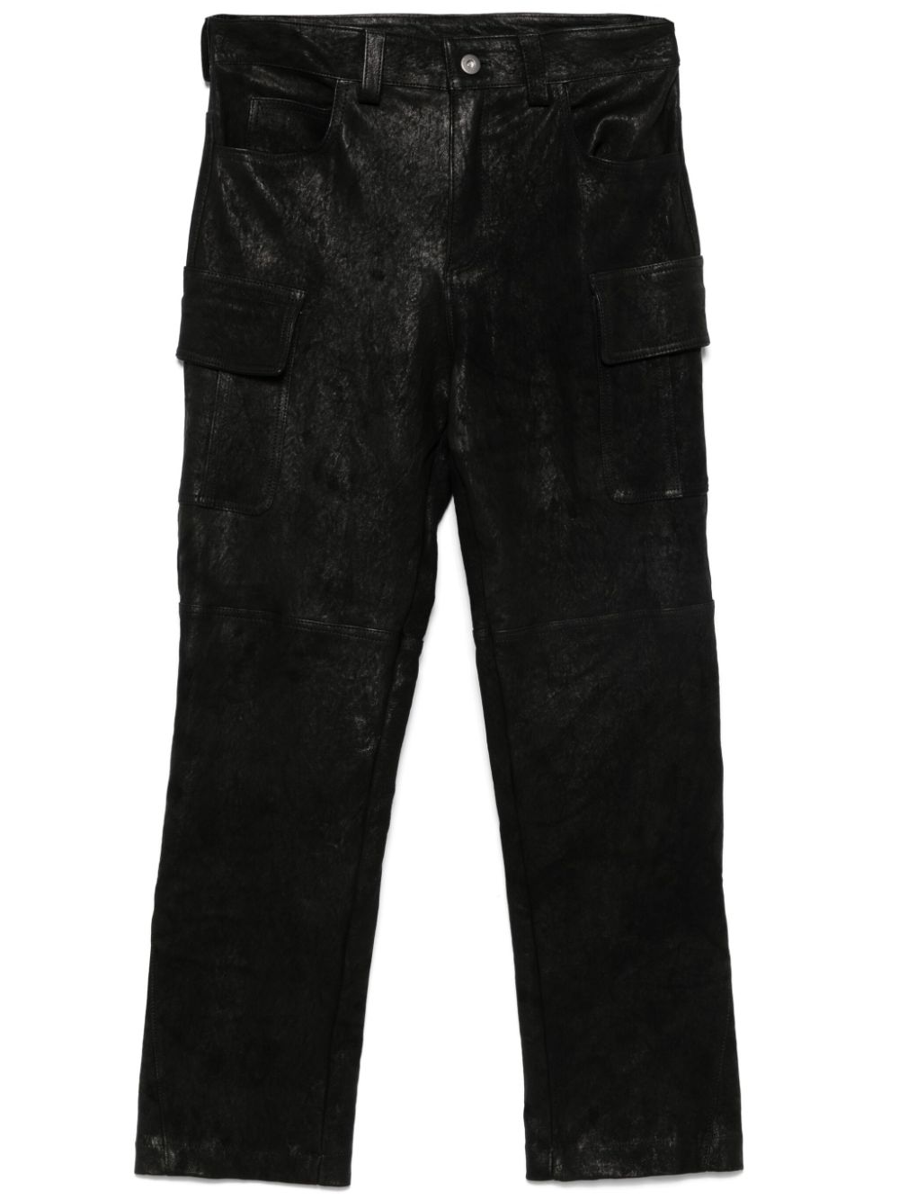Leather trousers - Black