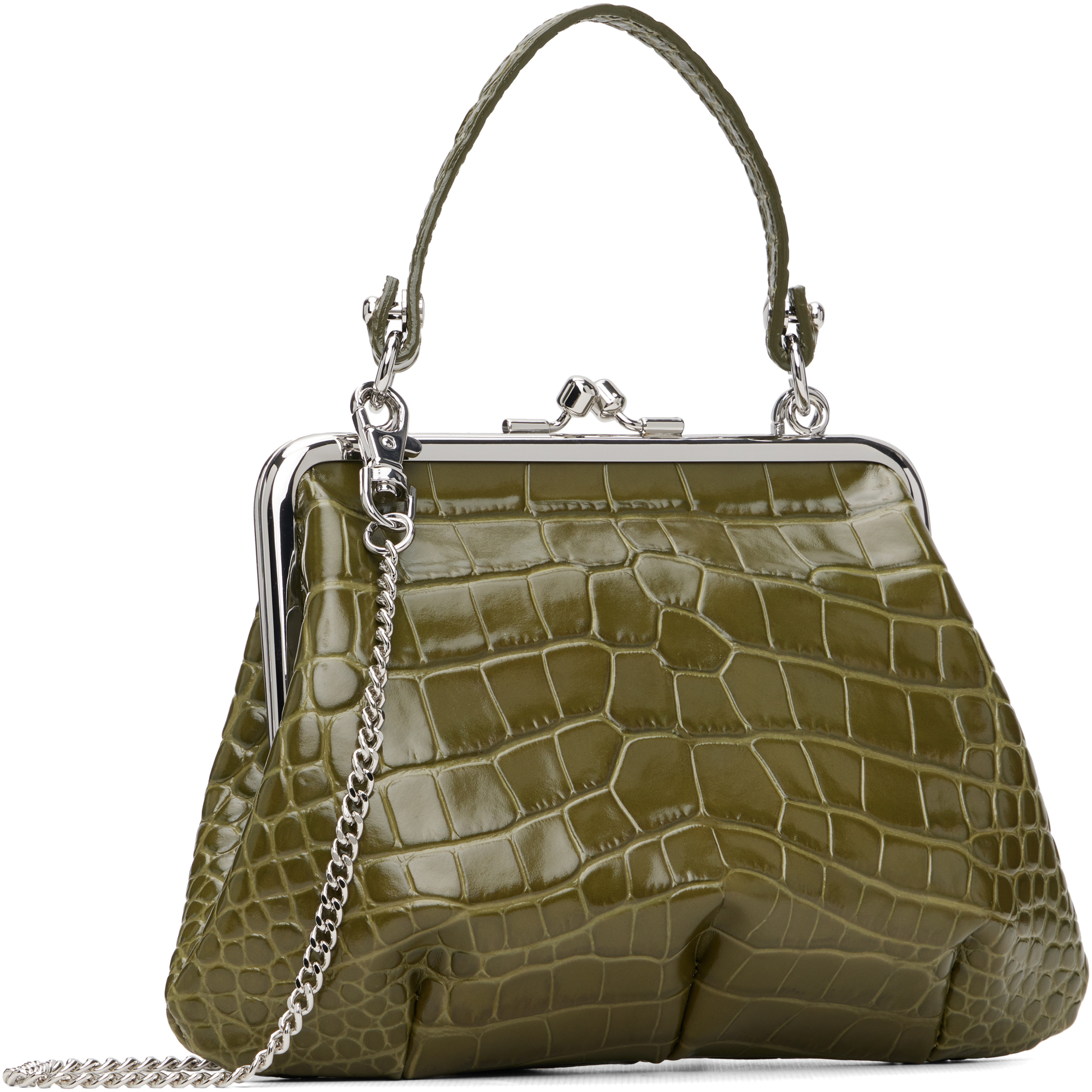 Khaki Granny Frame Bag