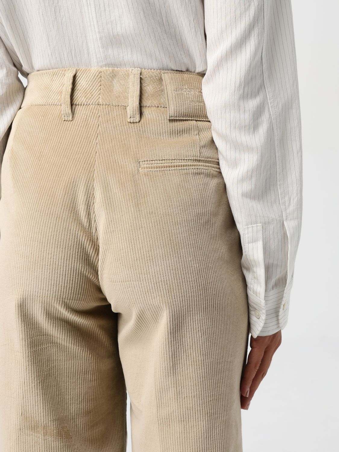 Jeans Woman color Beige