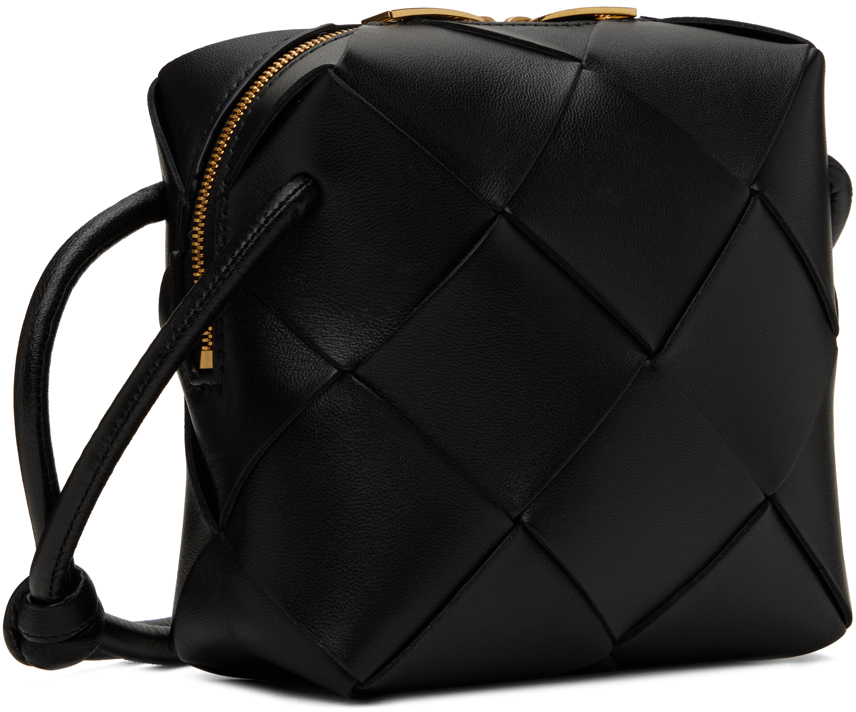 Bottega Veneta Black Mini Cassette Camera Bag