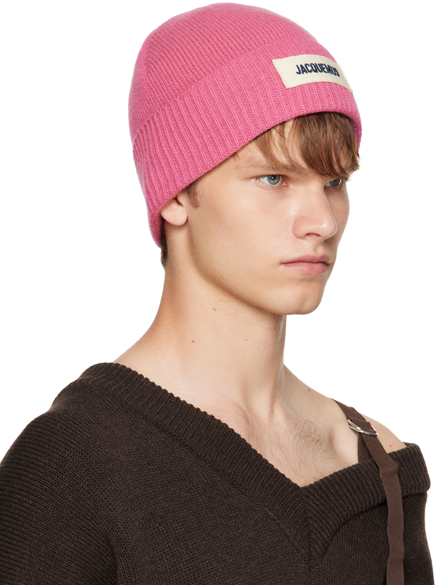 Pink Le Chouchou 'Le Bonnet Jacquemus' Beanie