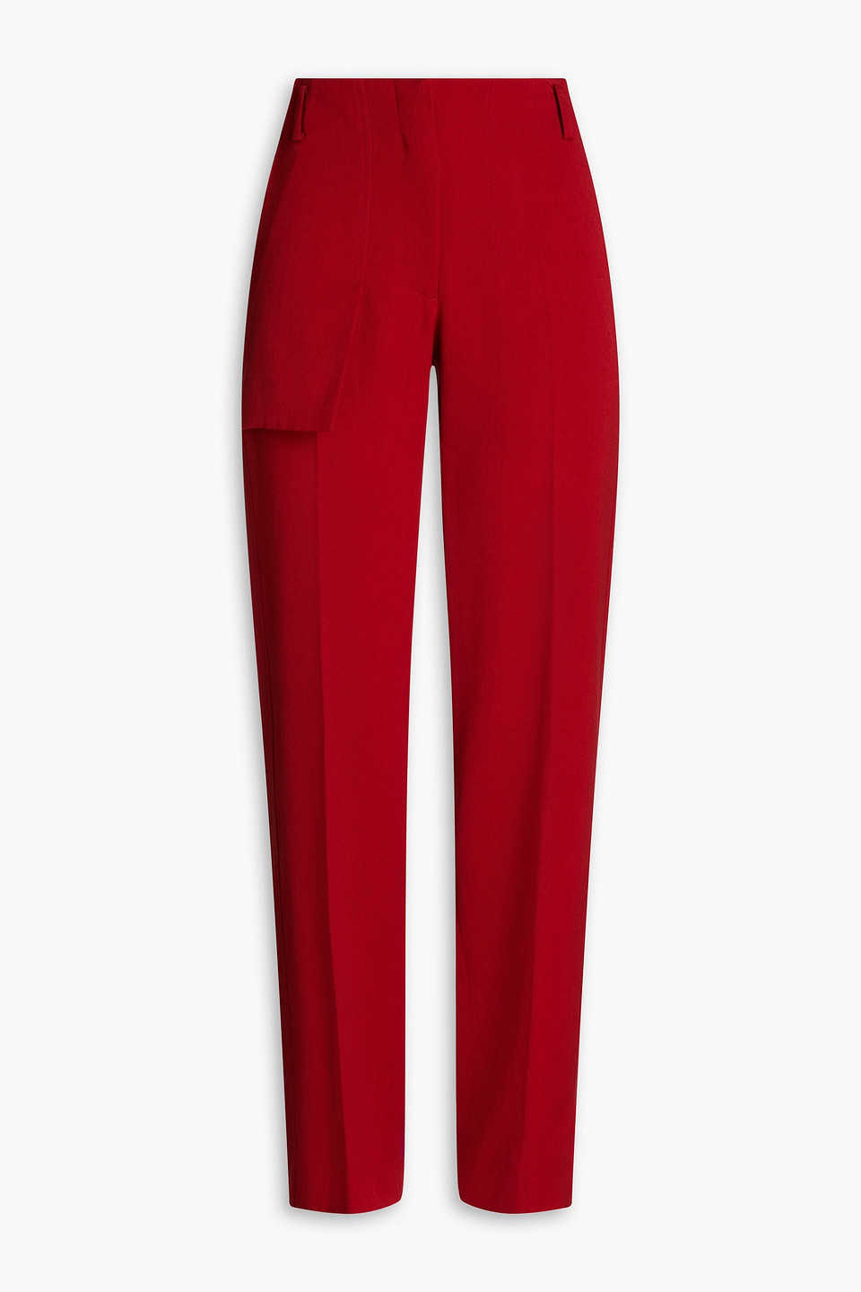Tweed straight-leg pants