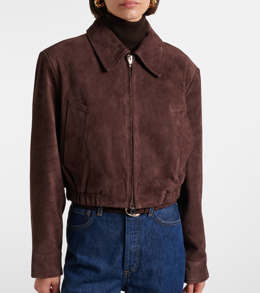 Nahla cropped suede jacket