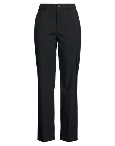 Woman Pants Black Size 4 Polyester, Virgin Wool, Elastane