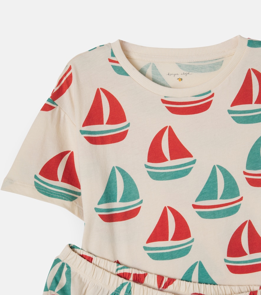 Konges Sløjd Famo cotton T-shirt and shorts set