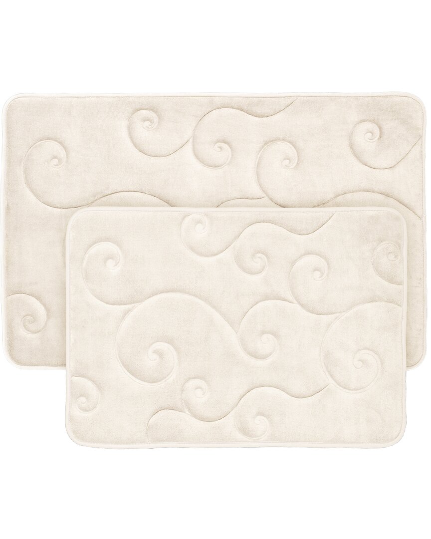 2P Memory Foam Bath Mat Set