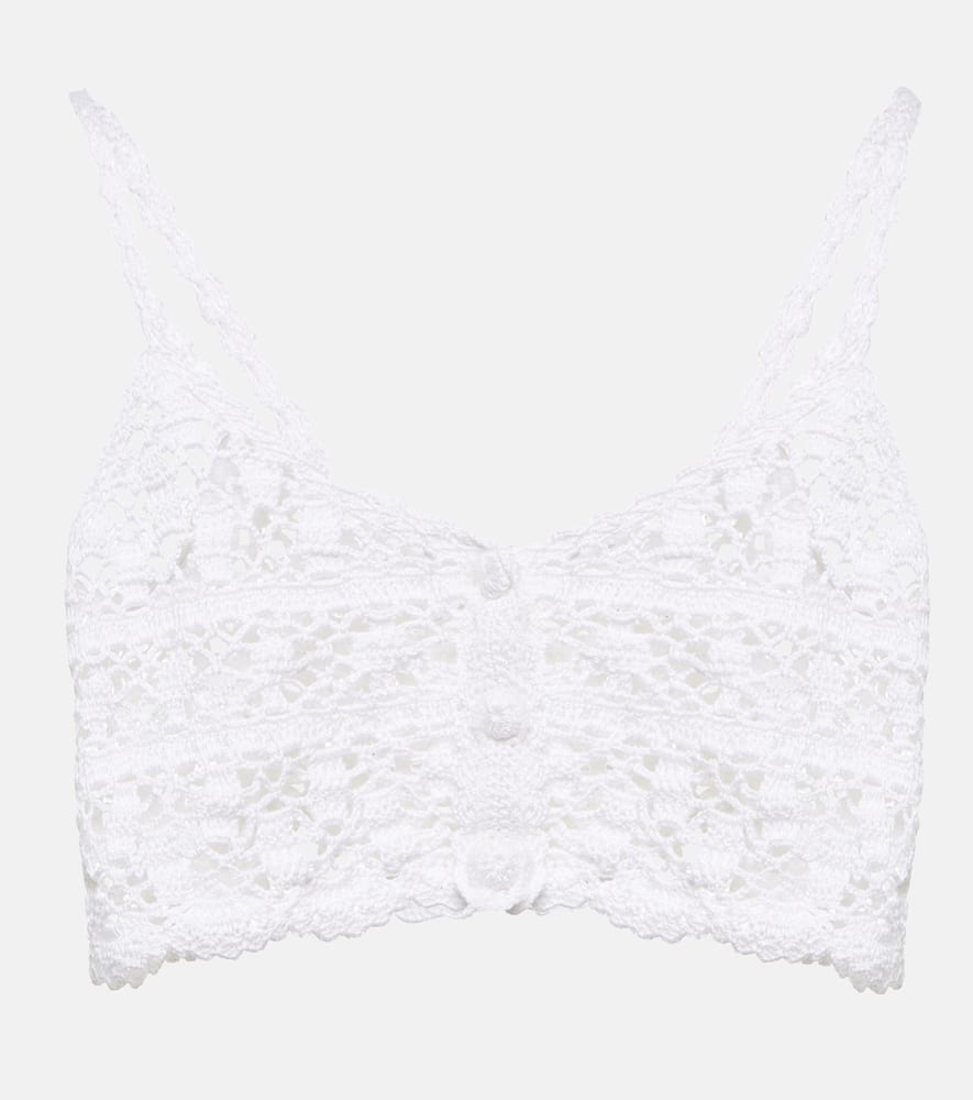 Bianca crochet crop top