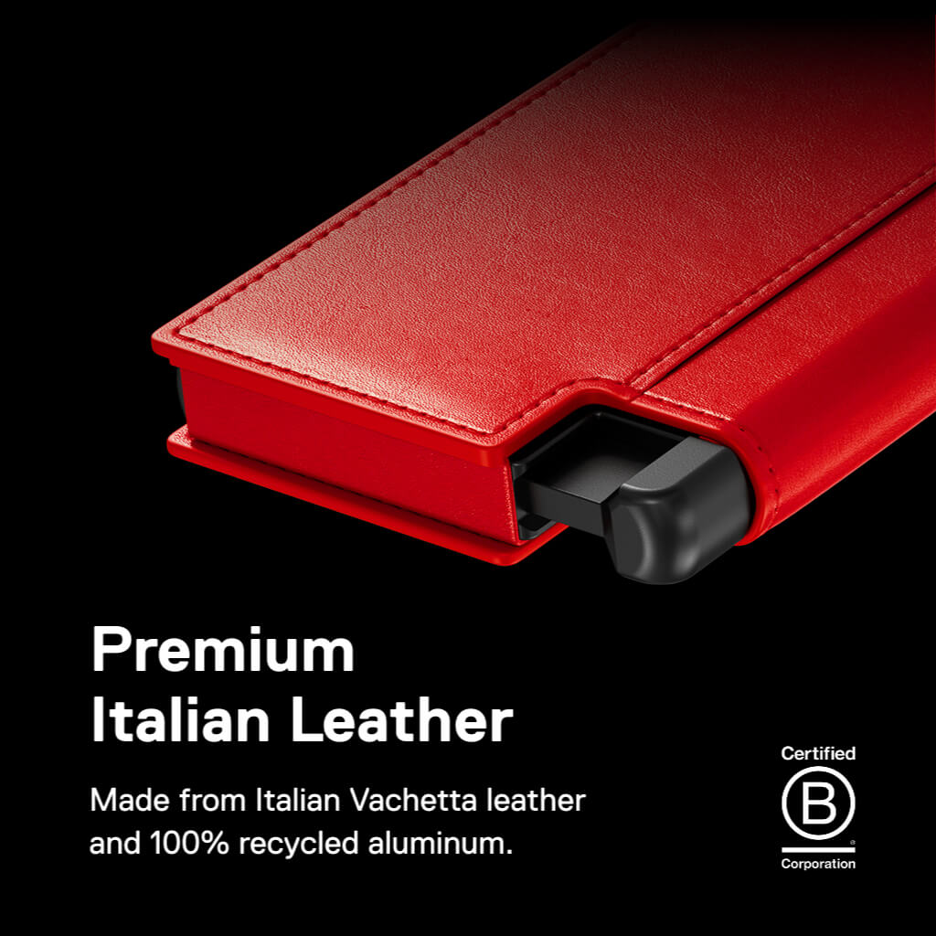 Men's Wallet - Smiley x Ekster Pro Premium Slim Men's Wallet Trackable Wallet Leather Smart Wallet RFID Blocking