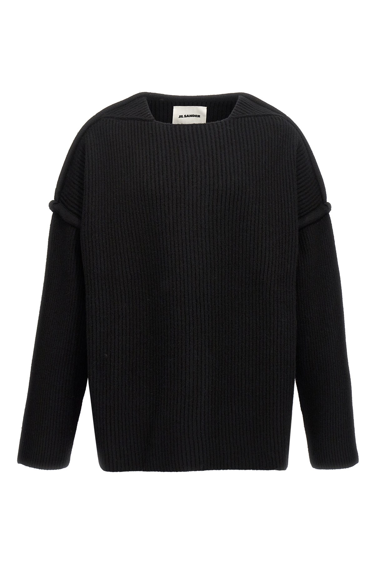 Geometric Neckline Sweater