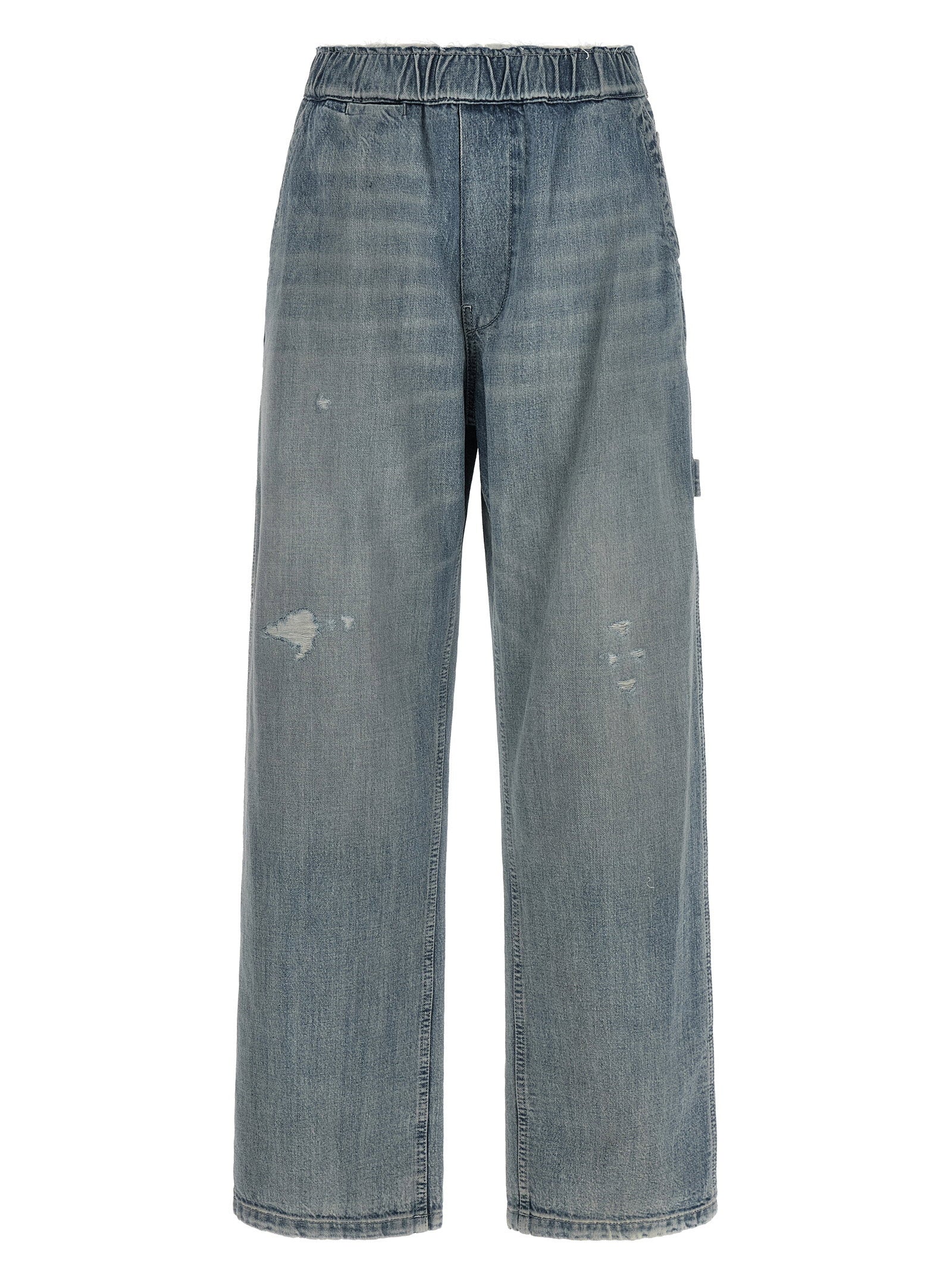 Wide-Leg Carpenter Jeans — Blue