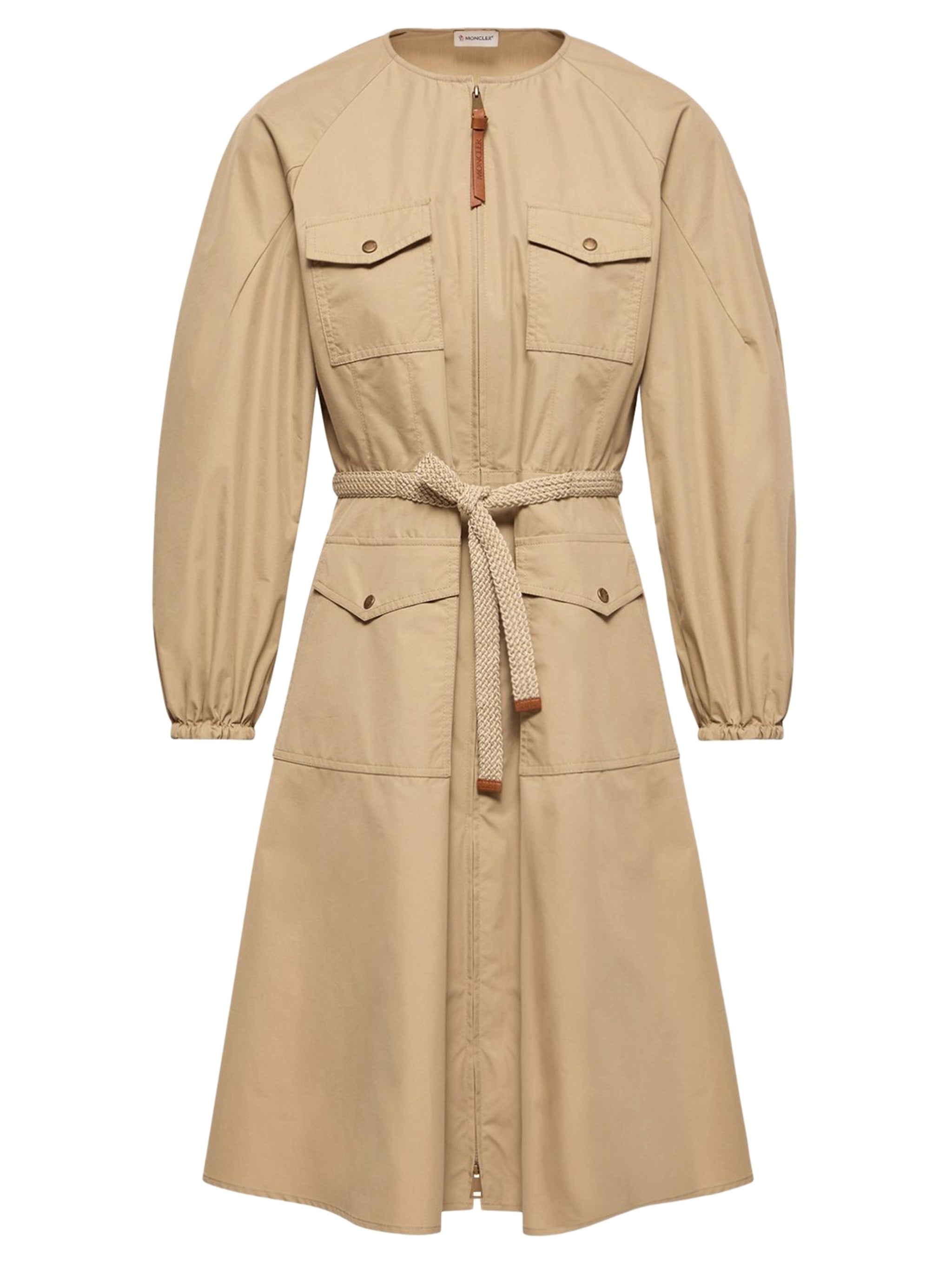 Sophisticated Front-Zip Mini Dress - Size 38