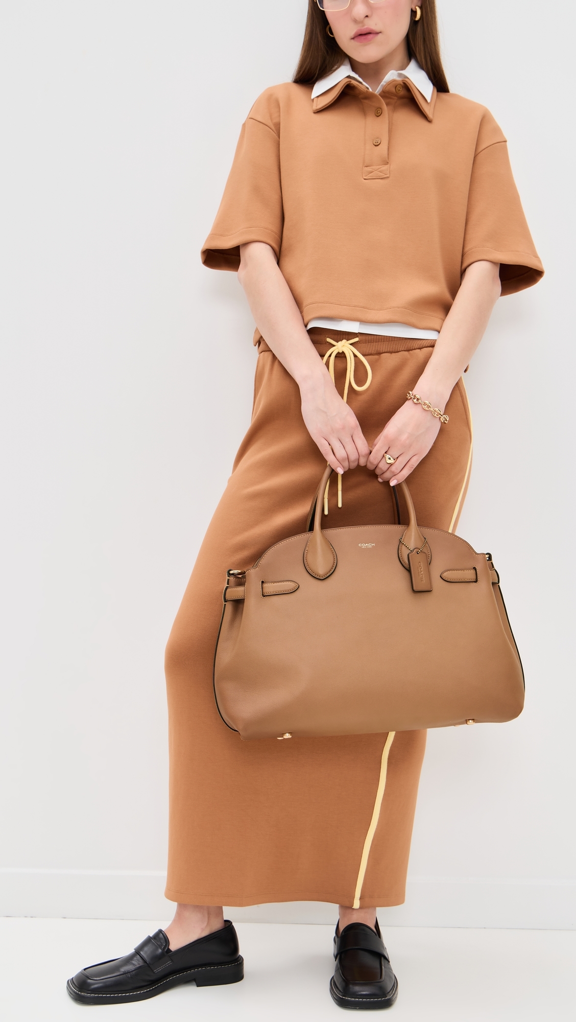 Coach Soft Empire Carryall Tote 40 B4/Honey Brown One Size