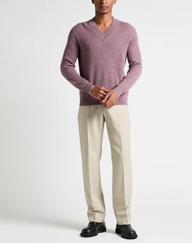 Cashmere Man Sweater Mauve Size 36 Cashmere