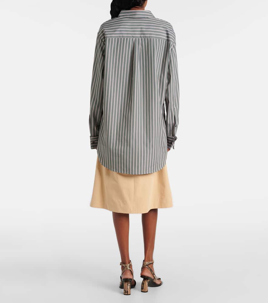 Striped cotton shirt