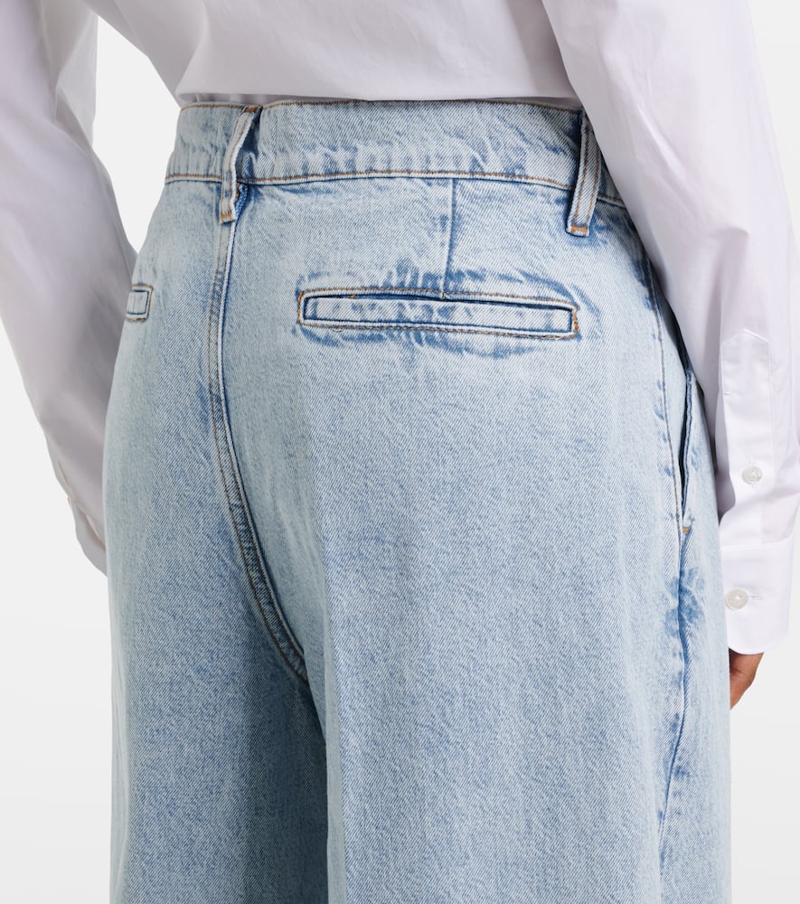 High-rise wide-leg jeans