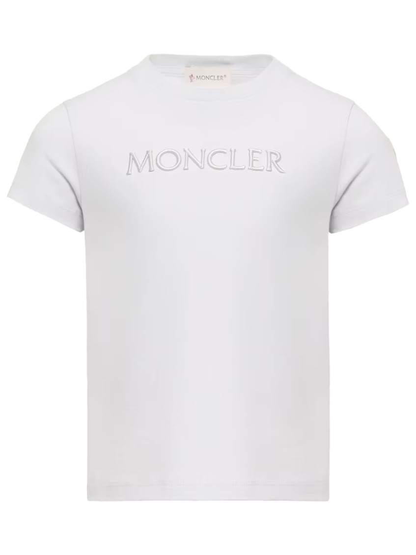 Girls Silver Logo T-Shirt
