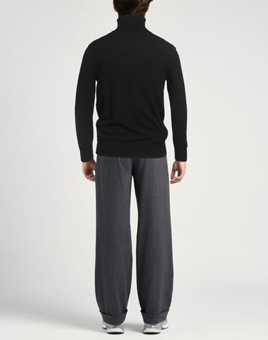 Man Turtleneck Black Size 38 Wool