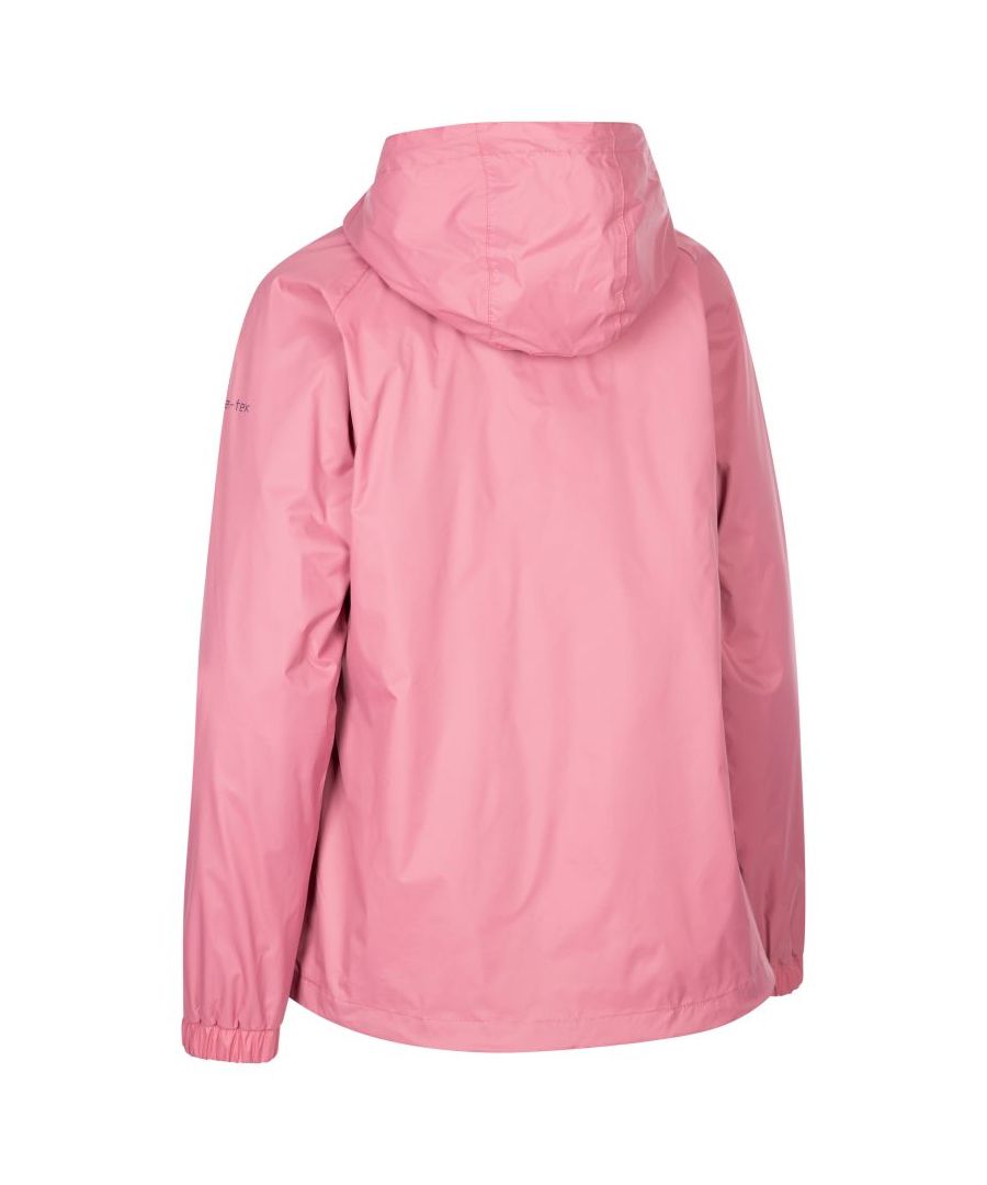 Trespass Womens/Ladies Tayah II Waterproof Shell Jacket Rose Blush - X-Sma