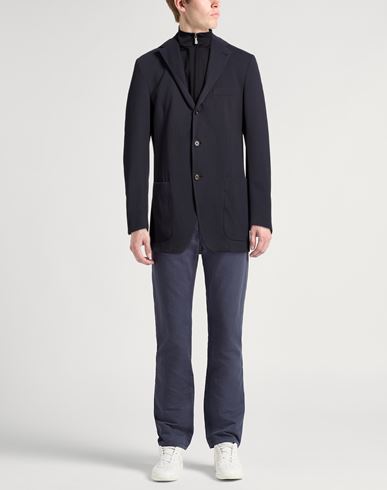 Platinum Man Blazer Navy Size 42 Cotton, Polyamide, Elastane